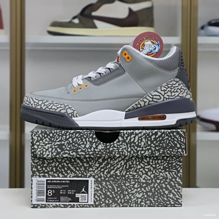 Jordan Jordan retro"cool Air 3 grey" 0117